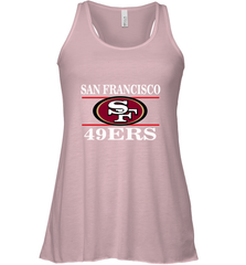 NFL San Francisco 49ers Logo Champion Women's Racerback Tank Women's Racerback Tank - belovedtshirt