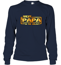 The best Papa in the galaxy Long Sleeve T-Shirt