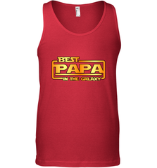 The best Papa in the galaxy Men's Tank Top Men's Tank Top - belovedtshirt