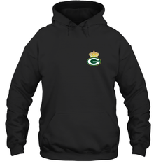 NFL Green Bay Packers Logo Champion Crown 1 Hooded Sweatshirt Hooded Sweatshirt - belovedtshirt