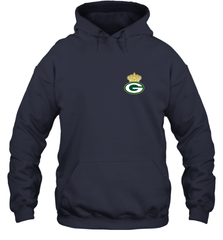 NFL Green Bay Packers Logo Champion Crown 1 Hooded Sweatshirt Hooded Sweatshirt - belovedtshirt