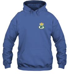 NFL Green Bay Packers Logo Champion Crown 1 Hooded Sweatshirt Hooded Sweatshirt - belovedtshirt