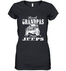 Funny Gift Papa Real Granddpas Drive Women's V-Neck T-Shirt Women's V-Neck T-Shirt - belovedtshirt