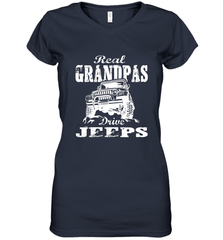 Funny Gift Papa Real Granddpas Drive Women's V-Neck T-Shirt Women's V-Neck T-Shirt - belovedtshirt