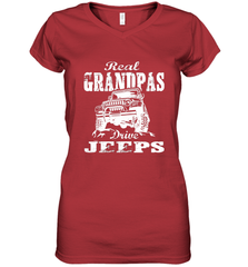 Funny Gift Papa Real Granddpas Drive Women's V-Neck T-Shirt Women's V-Neck T-Shirt - belovedtshirt