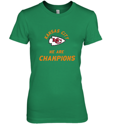 KC Kansas City Tribal Arrowhead we are Champions Women's Premium T-Shirt