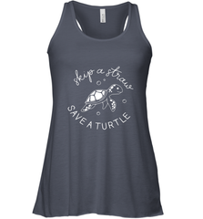 Skip A Straw Save A Turtle Shirt Save The Turtles Women's Racerback Tank Women's Racerback Tank - belovedtshirt