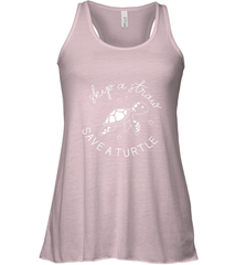 Skip A Straw Save A Turtle Shirt Save The Turtles Women's Racerback Tank Women's Racerback Tank - belovedtshirt