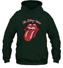 Mens The Rolling Stones Script Tongue Logo Hooded Sweatshirt Hooded Sweatshirt - belovedtshirt