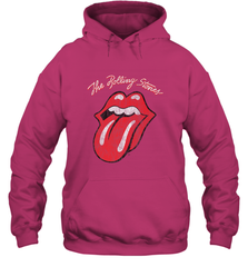 Mens The Rolling Stones Script Tongue Logo Hooded Sweatshirt Hooded Sweatshirt - belovedtshirt