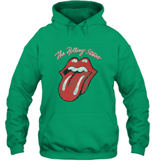 Mens The Rolling Stones Script Tongue Logo Hooded Sweatshirt Hooded Sweatshirt - belovedtshirt