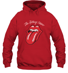 Mens The Rolling Stones Script Tongue Logo Hooded Sweatshirt Hooded Sweatshirt - belovedtshirt