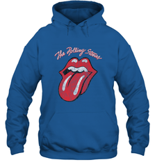 Mens The Rolling Stones Script Tongue Logo Hooded Sweatshirt Hooded Sweatshirt - belovedtshirt