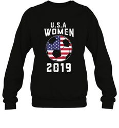 USA United States Women 2019 Soccer US Futbol Crewneck Sweatshirt
