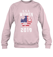 USA United States Women 2019 Soccer US Futbol Crewneck Sweatshirt Crewneck Sweatshirt - belovedtshirt