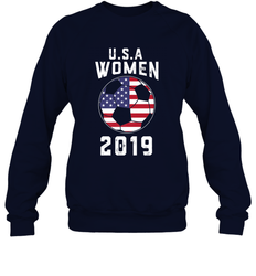 USA United States Women 2019 Soccer US Futbol Crewneck Sweatshirt