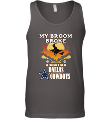 Broom Broke So I Became A fan of Dallas Cowboys  NFL Halloween Costume Men's Tank Top Men's Tank Top - belovedtshirt