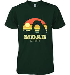 Moab Utah Vintage Sunset Arches Adventure Outdoors Men's Premium T-Shirt Men's Premium T-Shirt - belovedtshirt