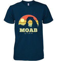 Moab Utah Vintage Sunset Arches Adventure Outdoors Men's Premium T-Shirt Men's Premium T-Shirt - belovedtshirt