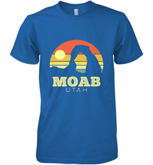 Moab Utah Vintage Sunset Arches Adventure Outdoors Men's Premium T-Shirt Men's Premium T-Shirt - belovedtshirt