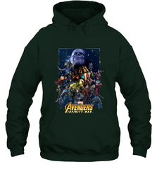 Marvel Avengers Infinity War Neon Team 2 Hooded Sweatshirt Hooded Sweatshirt - belovedtshirt