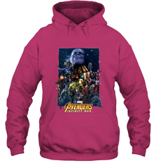 Marvel Avengers Infinity War Neon Team 2 Hooded Sweatshirt Hooded Sweatshirt - belovedtshirt