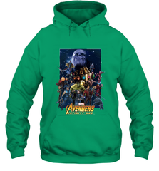 Marvel Avengers Infinity War Neon Team 2 Hooded Sweatshirt Hooded Sweatshirt - belovedtshirt