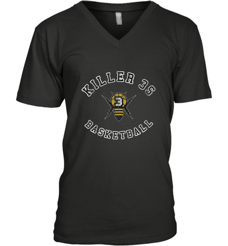 BIG3 Killer 3s Simple Logo Men's V-Neck Men's V-Neck / Black / S Men's V-Neck - belovedtshirt