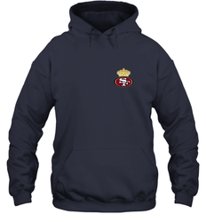 NFL San Francisco 49ers Logo Champion Crorwn Hooded Sweatshirt
