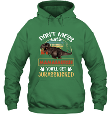 Dont mess with Mamasaurus Hooded Sweatshirt Hooded Sweatshirt - belovedtshirt