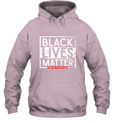 Say Black Lives Matter and No To Racism Human Rights Slogan Hooded Sweatshirt Hooded Sweatshirt - belovedtshirt
