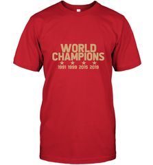 Us women's soccer team win world champions 4 four title 2019 Men's T-Shirt Men's T-Shirt - belovedtshirt