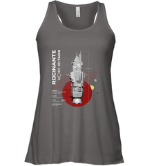 The Expanse Rocinante Ship Women's Racerback Tank Women's Racerback Tank - belovedtshirt
