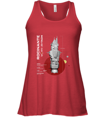 The Expanse Rocinante Ship Women's Racerback Tank Women's Racerback Tank - belovedtshirt