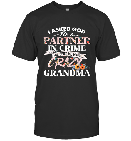 Crazy Grandma design Men's T-Shirt Men's T-Shirt / Black / S Men's T-Shirt - belovedtshirt