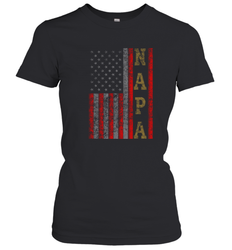 Cool Patriotic Napa US Flag Women's T-Shirt