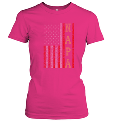 Cool Patriotic Napa US Flag Women's T-Shirt Women's T-Shirt - belovedtshirt