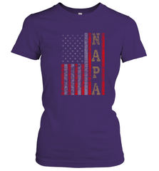 Cool Patriotic Napa US Flag Women's T-Shirt Women's T-Shirt - belovedtshirt
