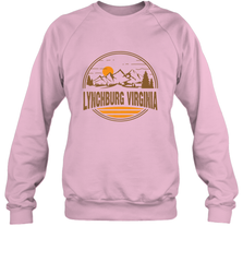 Vintage Lynchburg, Virginia Mountain Hiking Souvenir Print Crewneck Sweatshirt Crewneck Sweatshirt - belovedtshirt