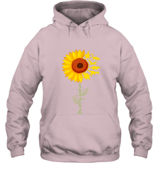 You're My Sunshine Sunflower Dinosaur T Rex Hooded Sweatshirt Hooded Sweatshirt - belovedtshirt