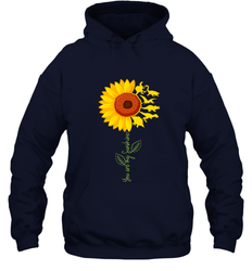 You're My Sunshine Sunflower Dinosaur T Rex Hooded Sweatshirt
