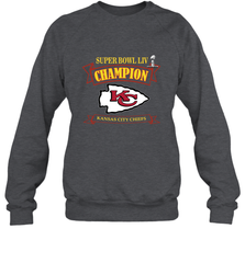 Kansas City Chiefs NFL Pro Line by Fanatics Super Bowl LIV Champions Crewneck Sweatshirt Crewneck Sweatshirt - belovedtshirt