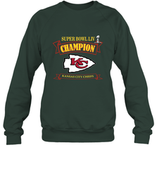 Kansas City Chiefs NFL Pro Line by Fanatics Super Bowl LIV Champions Crewneck Sweatshirt Crewneck Sweatshirt - belovedtshirt