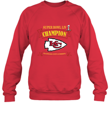 Kansas City Chiefs NFL Pro Line by Fanatics Super Bowl LIV Champions Crewneck Sweatshirt Crewneck Sweatshirt - belovedtshirt