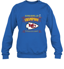 Kansas City Chiefs NFL Pro Line by Fanatics Super Bowl LIV Champions Crewneck Sweatshirt Crewneck Sweatshirt - belovedtshirt