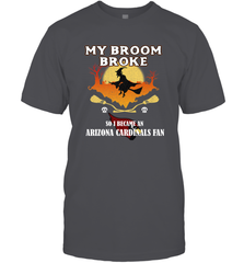 Broom Broke So I Became an Arizona Cardinals Fan  NFL Halloween Costume Men's T-Shirt Men's T-Shirt - belovedtshirt