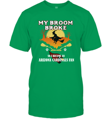 Broom Broke So I Became an Arizona Cardinals Fan  NFL Halloween Costume Men's T-Shirt Men's T-Shirt - belovedtshirt