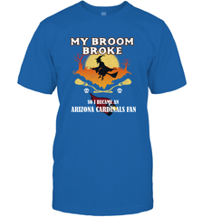 Broom Broke So I Became an Arizona Cardinals Fan  NFL Halloween Costume Men's T-Shirt Men's T-Shirt - belovedtshirt