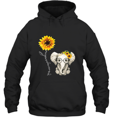 You Are My Sunshine Hippie Sunflower Elephant Gift Friend Hooded Sweatshirt