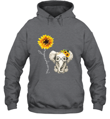 You Are My Sunshine Hippie Sunflower Elephant Gift Friend Hooded Sweatshirt Hooded Sweatshirt - belovedtshirt